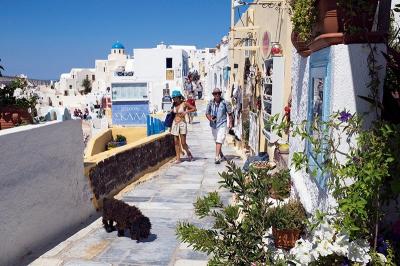 Santorini Streets