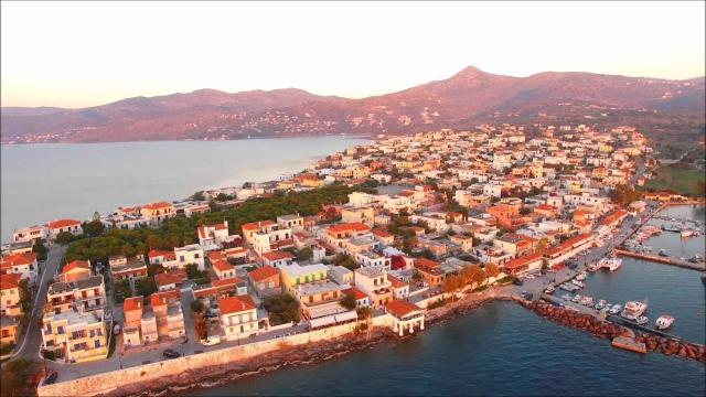 Aegina Island Air View