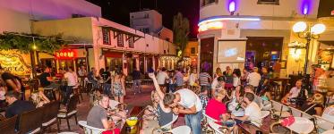 Bar Street In Kos Island