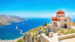 Griechische Inseln von der Insel Kos