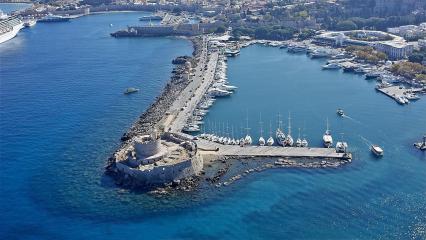 Griechische Inseln von Rhodes Island