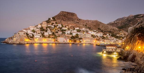 Hydra Islands At Night
