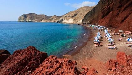Red Beach Santorini