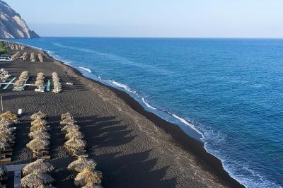 Santorini Black Sandy Beach