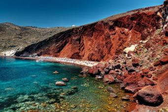 Santorini Red Beach