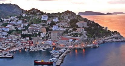 Sunset In Hydra