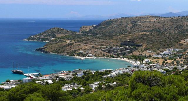 Yacht In Aegina Island